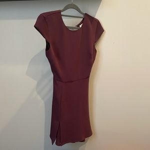 Aritzia Maroon Mini Dress